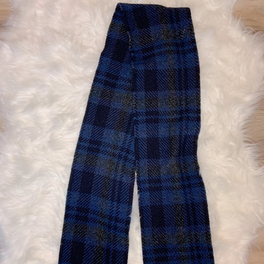 Banana Republic plaid wool scarf